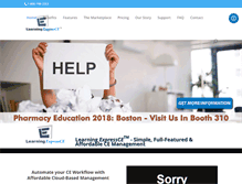 Tablet Screenshot of learningexpressce.com
